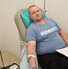 Салдинец Дмитрий Шатов стал донором в 68-й раз!